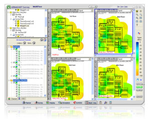 Fluke Air Magnet Wireless Survey Heatmap