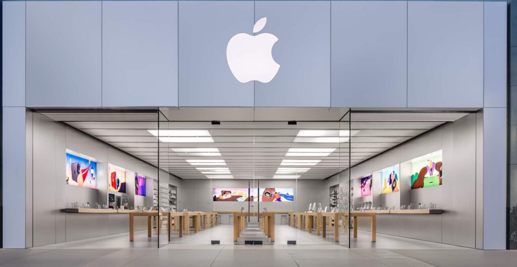 Apple store front